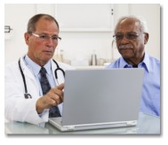 Physician Consulting with Patient