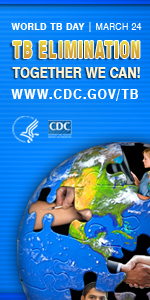 World TB Day | March 24, TB Elimination, Together We Can, www.cdc.gov/tb