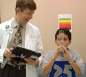 Image of doctor and patient
