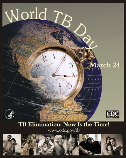 World TB Day March 24 |  TB Elimination: Now is the Time | Poster 2004