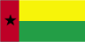  Description: Flag of Guinea-Bissau is two equal horizontal bands of yellow at top and green, with a vertical red band on the hoist side; there is a black five-pointed star centered in the red band. 2003.