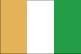 Date: 06/15/2004 Description: Flag of Cote d'Ivoire is three equal vertical bands of orange on hoist side, white, and green; 2003. - State Dept Image