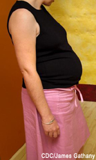 Photograph of a pregnant woman