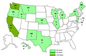 Persons infected with the outbreak strain of Salmonella Braenderup cluster, by State