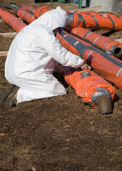 Hazardous materials removal workers