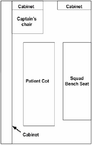 Type II Ambulance Patient Compartment