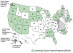 Colorectal Cancer Control Program map