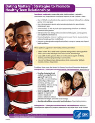 Dating Matters flyer
