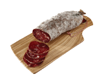 salami on cutting board