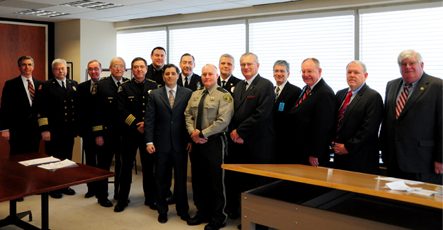Public safety leaders from across America meet with the FCC on January 12, 2010 to discuss broadband communications for first responders