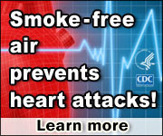Smoke-free air prevents heart attacks! Learn more…