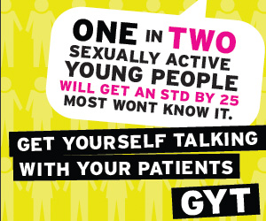 One in Two sexually active young people will get an std by 25. Most won't know it. Get yourself talking with your patients. GYT.