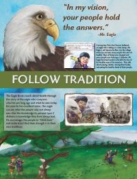 Follow Tradition (Through the Eyes of the Eagle) Backdrop Panel
