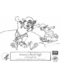 Knees Lifted High Coloring Book