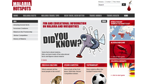 Thumbnail image of the Malaria Hot Spots Kid's section