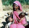 A picture of a woman breastfeeding.