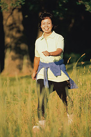 Woman walking