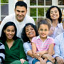 Photo: Extended Latino family smiling