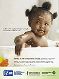 National Infant Immunization Week's national poster in English