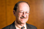 Head shot color photo of NCI director Harold Varmus