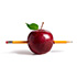 apple with a pencil icon