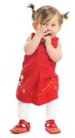 Photo: Toddler in red dress