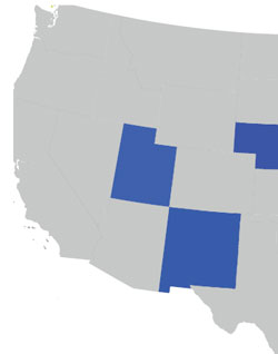 Support Local Map of Utah