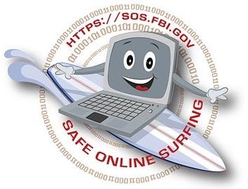 FBI-Safe Online Surfing Logo