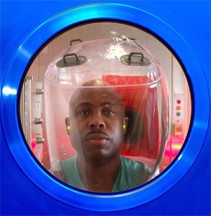 Lab Man in bubble