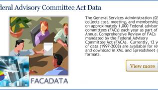 Federal Advisory Committee Act (FACA) Data-1997-2008