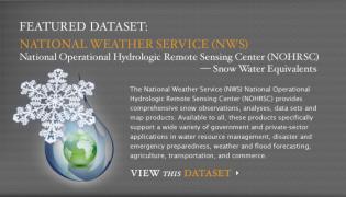 National Operational Hydrologic Remote Sensing Center Snow Water Equivalents