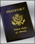 photo of a passport book