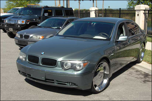 In Tampa, some of the luxury vehicles seized in 