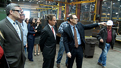 Treasury Secretary Geithner Visits Oregon Iron Works