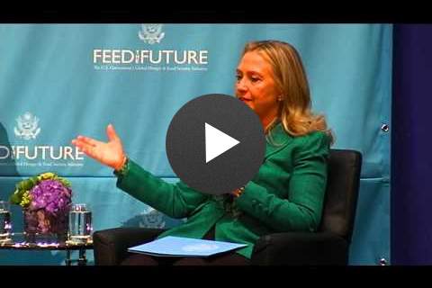 Secretary Clinton Delivers Remarks at Event for Feed the Future: Partnering With Civil Society