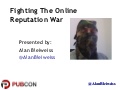 Online Reputation Management Warfare