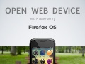 Open Web Device: The first phone running Firefox OS!