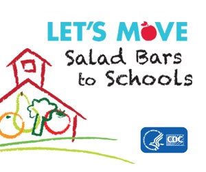 Photo: Kids may eat up to half of their calories at school, let’s work together to make sure those are healthy calories.  Let’s Move Salad Bars to Schools! http://go.usa.gov/YRyd
