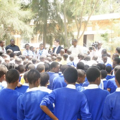 Photo: Here are photos from today's event hosted by the Girl Guides of Rwanda at Camp Kigali School, funded by the U.S. Embassy.  Happy International Day of the Girl Child!