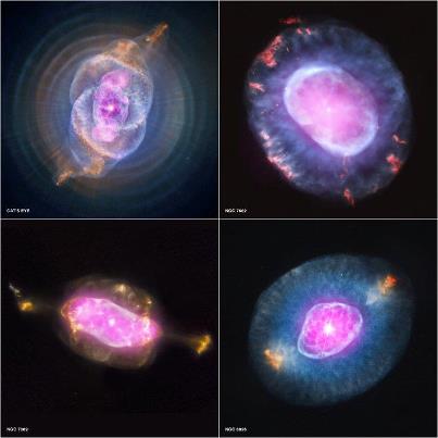 Photo: Four planetary nebulas from the first systematic survey in the solar neighborhood, from NASA's Chandra X-ray Observatory. For more: http://www.nasa.gov/mission_pages/chandra/multimedia/planetary_nebula.html