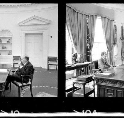 Photo: President Nixon, Specter, and Attorney General John Mitchell on June 4, 1971.

WHPO_6469