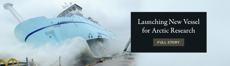 Launching New Vessel for Arctic Research