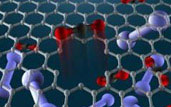 a molecular-sized pore in a graphene membrane