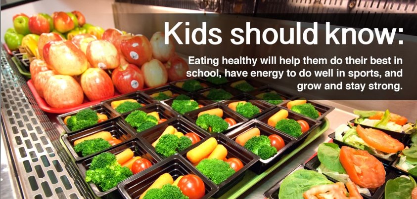 Photo: Kids should know: Eating healthy will help them do their best in school, have energy to do well in sports, and grow and stay strong.

Be sure to visit our website for more information: www.usda.gov/healthierschoolday