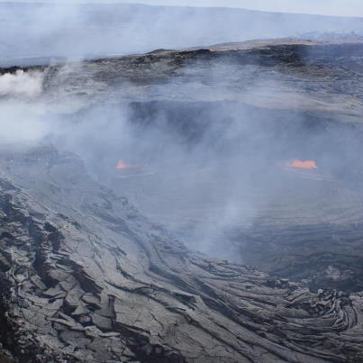 Photo: The Volcano Notification Service is now available for subscription!  VNS is a free service that sends email notifications about the status of volcanic activity and other significant events at volcanoes in the US.  Visit http://volcanoes.usgs.gov/vns/ to learn more and subscribe to get updates about your favorite volcanoes. Photo from the  lava pond in the northeast portion of Puʻu ʻŌʻō crater Sept 25, 2012.