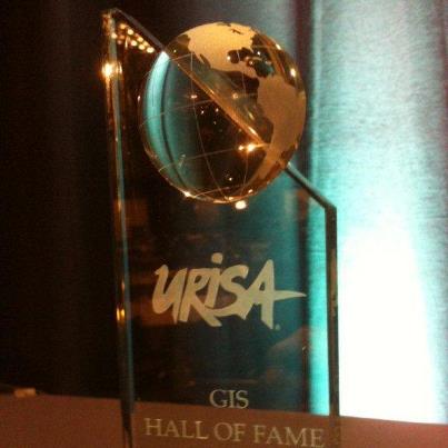 Photo: URISA GIS Hall of Fame: In acknowledgment of more than 50 years of cutting-edge developments and significant contributions in advancing the field of Geographic Information Systems (GIS) and geospatial sciences, the USGS has been inducted into the Urban and Regional Information System Association GIS Hall of Fame. The USGS was cited as a major contributor and driver to GIS progress across the government and the private sector. The formal nomination statement and other award details are available on the URISA Award website. http://on.doi.gov/UJqss6