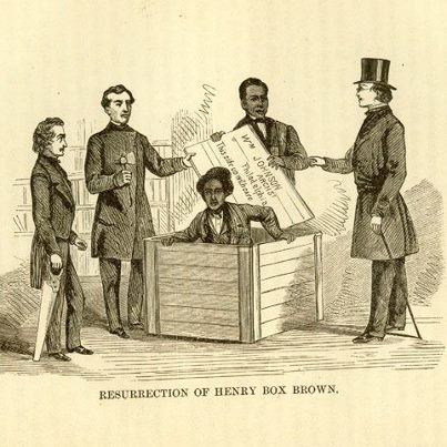 Photo: The slave who mailed himself to freedom

The story is told of of Henry "Box" Brown who used mail in a most unique manner.

In 1849, the 33-year old Virginia slave decided to mail himself to freedom.
He convinced a shopkeeper to seal him in a 3' x 2' box and mail the package to an abolitionist in Philadelphia.

It was a long 27 hours. He was jostled, thrown and shaken all along the way from wagon, to railroad, to steamboat, to wagon, to railroad, to ferry and back to the wagon.

He didn't lose his sense of manner. When abolitionists pried open the delivery and Brown emerged from the box, his first words were allegedly, “How do you do, gentlemen?”