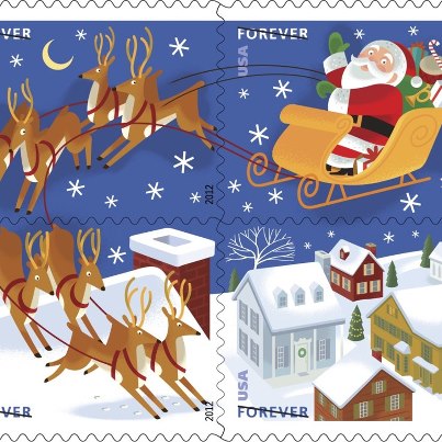 Photo: NY Olympic Gold Medalist Figure Skater to Dedicate 
Santa and Sleigh Forever Stamps

Going to be in the NYC area this Saturday? We'll be celebrating 50 years of Holiday stamps with the issuance of the Santa and Sleigh Forever stamps. Olympian Sarah Hughes will dedicate the stamps and Mrs. Claus will greet children and their parents! Santa will make a surprise appearance to help unveil the stamps and encourage children to use the stamps when mailing greeting cards and writing him at the North Pole! 

Join in on the fun this Saturday, October 13 at 10:00am EST
Sunset Terrace at the Sky Rink at Chelsea Piers
Pier 61 – 23rd Street and the Hudson River
New York, NY 10011