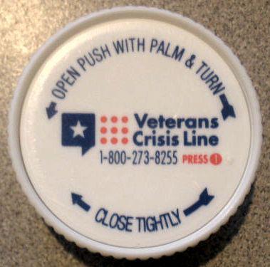 Photo: The Veterans Crisis Line will now directly reach even more Veterans thanks to efforts of Orlando-based VA innovator Myra Brazell and her colleagues at the VHA Office of Patient Care Services. Prescription bottles that Veterans receive will now be imprinted with Veterans Crisis Line phone number on the cap: 1-800-273-8255.
