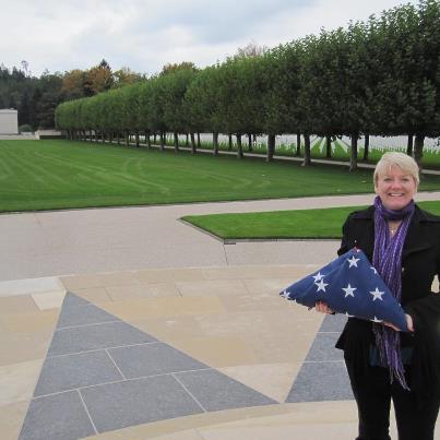Photo: Alison Arngrim, better known as her character Nellie Oleson from Little House on the Prairie, paid a visit to Epinal American Cemetery in France to honor the fallen.